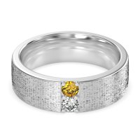 7mm Men's Brushstroke Band