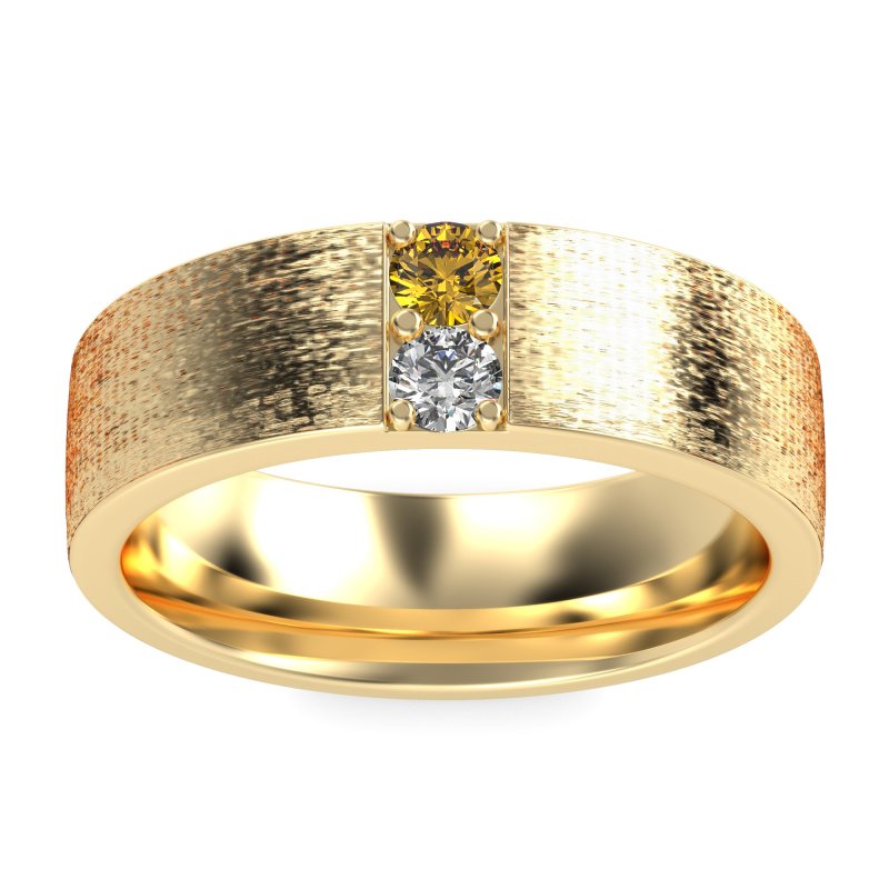 7mm Men's Brushstroke Band