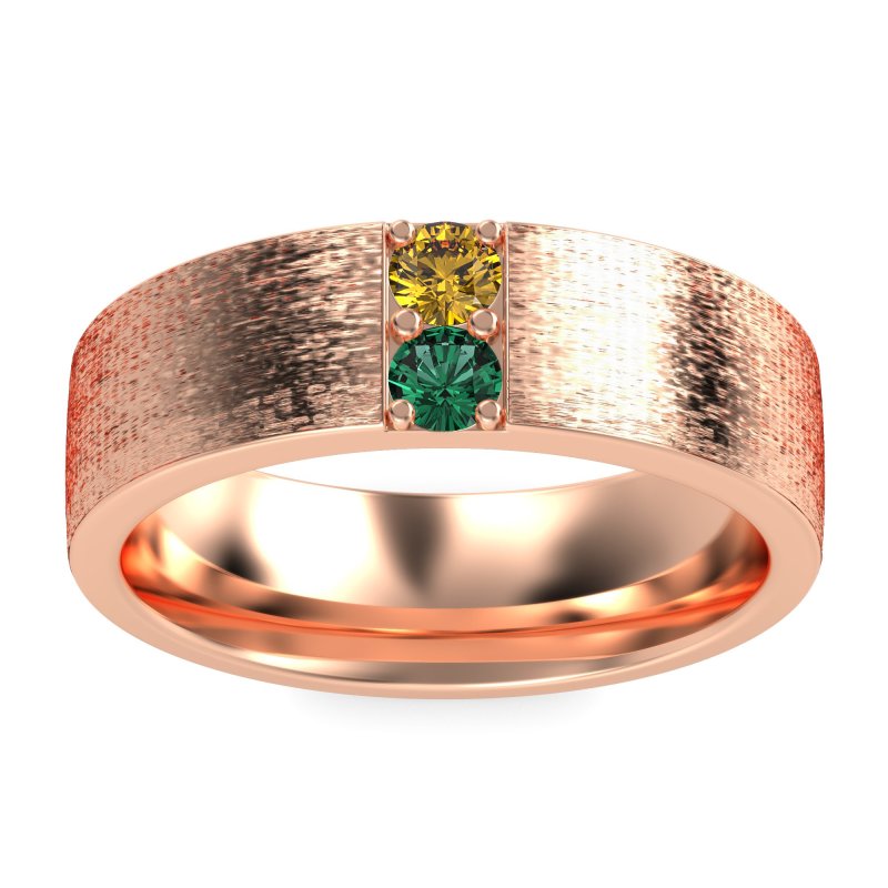 7mm Men's Brushstroke Band