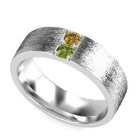 7mm Men's Brushstroke Band