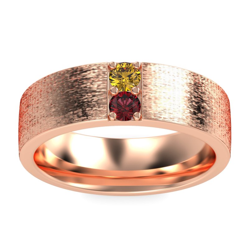 7mm Men's Brushstroke Band