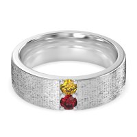 7mm Men's Brushstroke Band