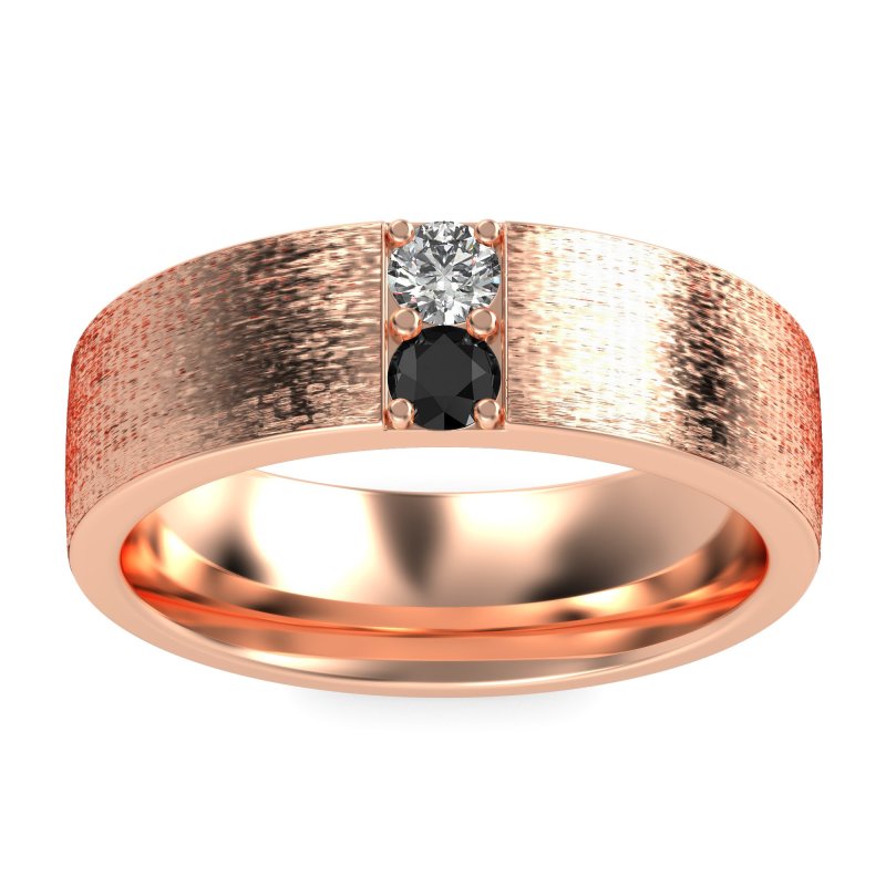 7mm Men's Brushstroke Band