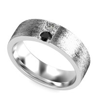 7mm Men's Brushstroke Band