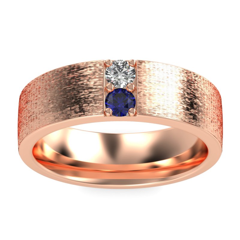 7mm Men's Brushstroke Band