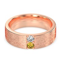 7mm Men's Brushstroke Band