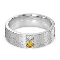 7mm Men's Brushstroke Band