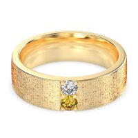 7mm Men's Brushstroke Band