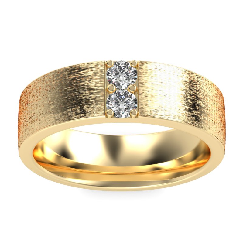 7mm Men's Brushstroke Band