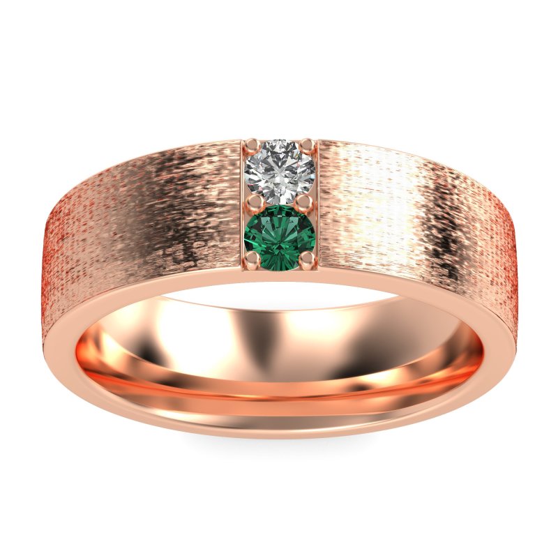 7mm Men's Brushstroke Band