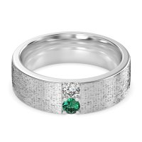 7mm Men's Brushstroke Band