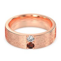 7mm Men's Brushstroke Band