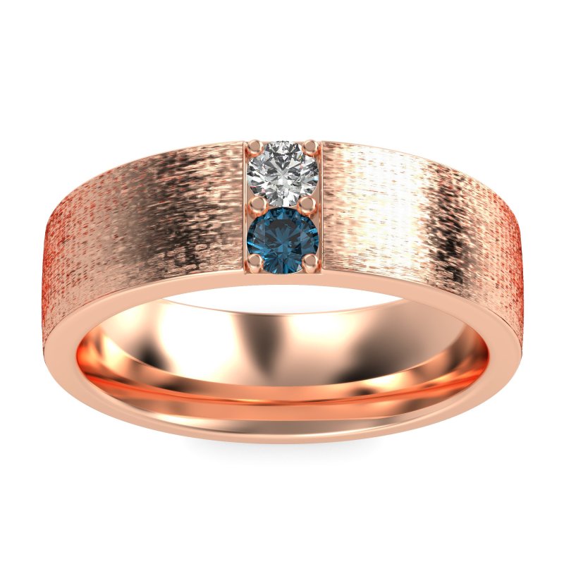 7mm Men's Brushstroke Band