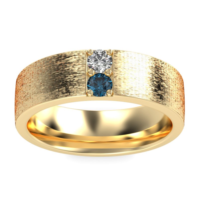 7mm Men's Brushstroke Band