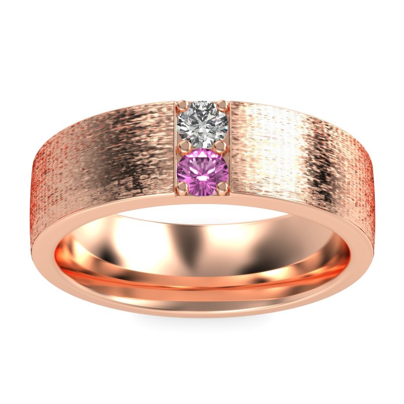 7mm Men's Brushstroke Band