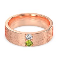 7mm Men's Brushstroke Band