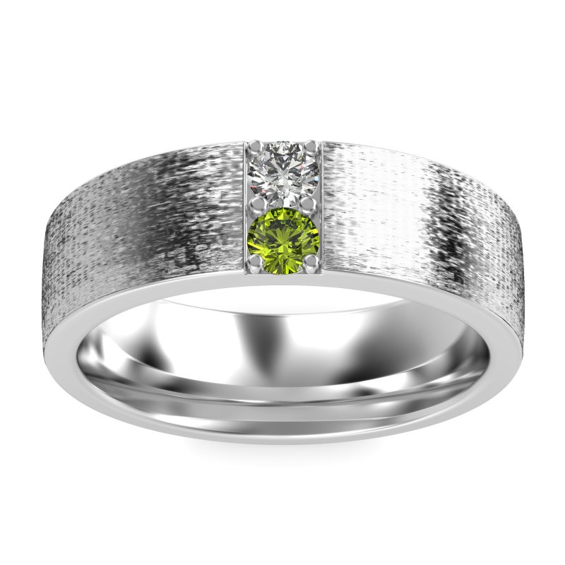 7mm Men's Brushstroke Band