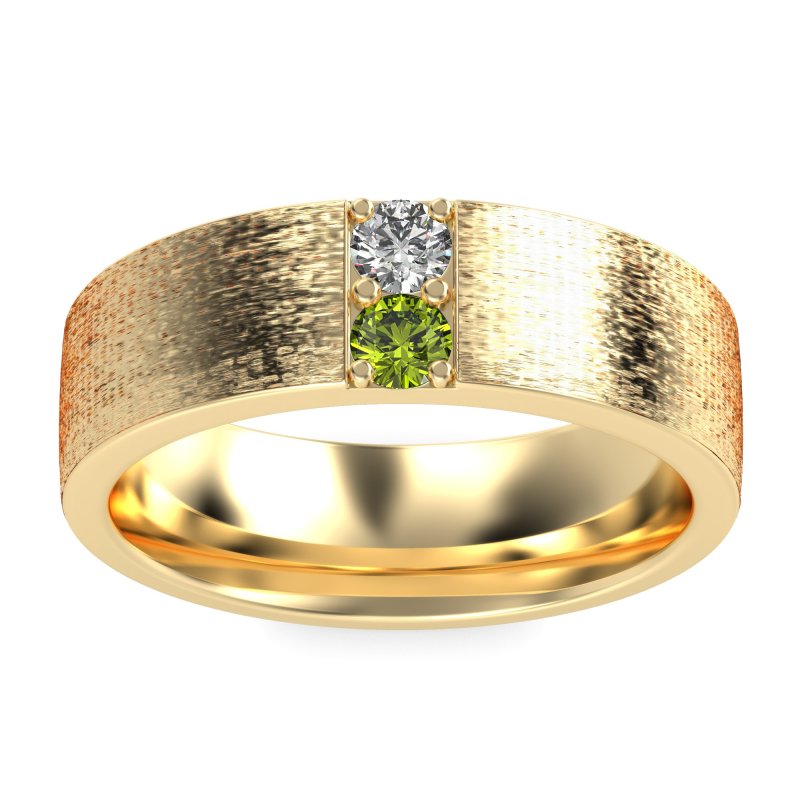 7mm Men's Brushstroke Band