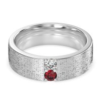 7mm Men's Brushstroke Band