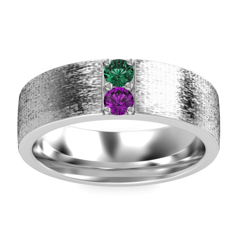 7mm Men's Brushstroke Band