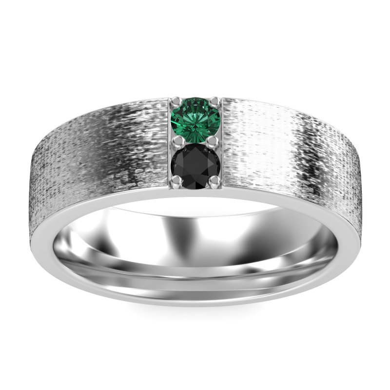 7mm Men's Brushstroke Band