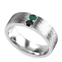 7mm Men's Brushstroke Band