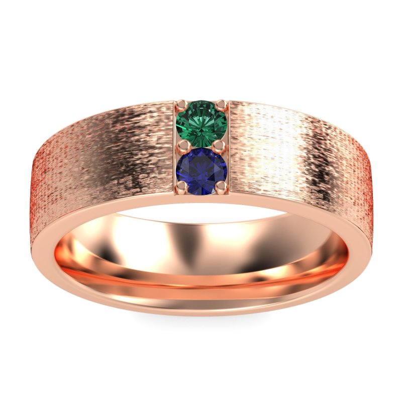 7mm Men's Brushstroke Band