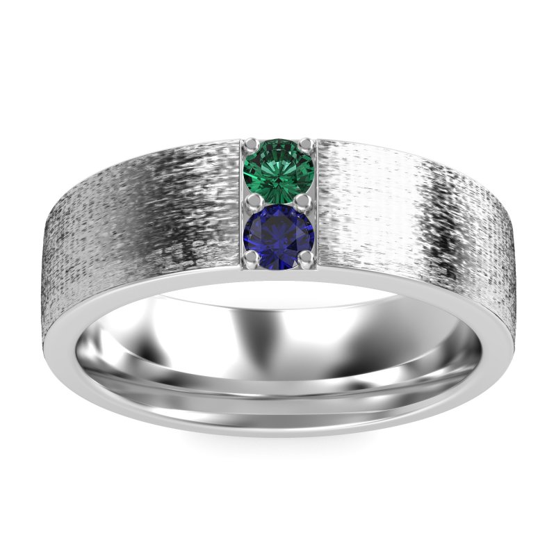 7mm Men's Brushstroke Band