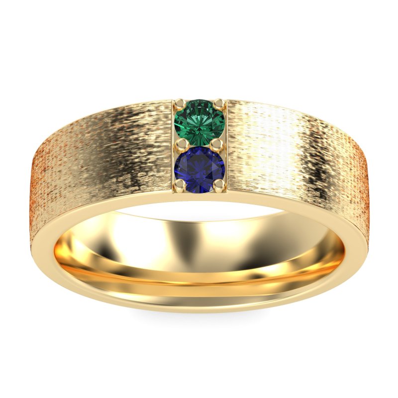 7mm Men's Brushstroke Band