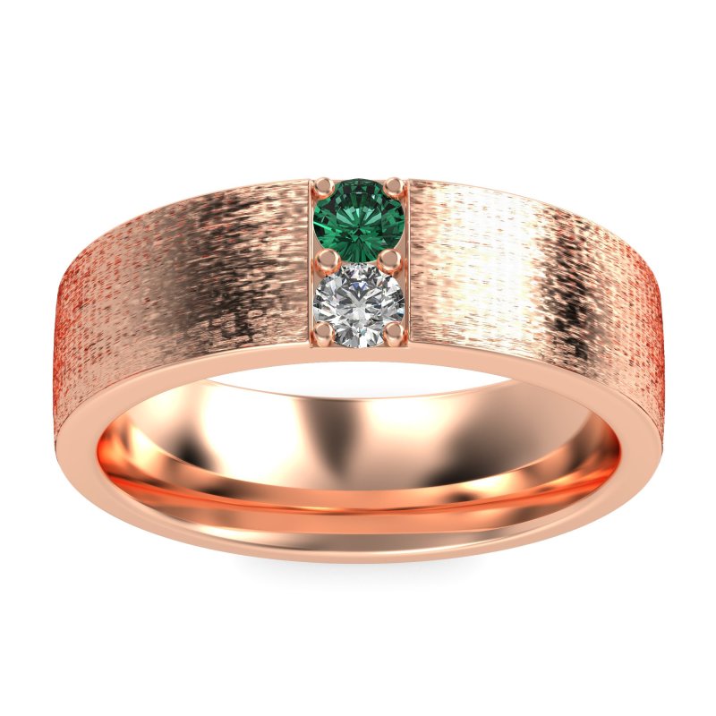 7mm Men's Brushstroke Band