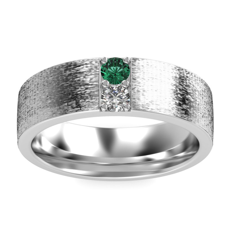 7mm Men's Brushstroke Band