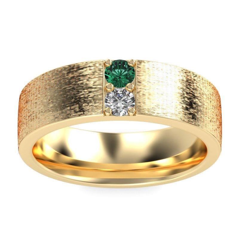 7mm Men's Brushstroke Band