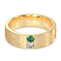 7mm Men's Brushstroke Band