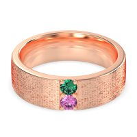 7mm Men's Brushstroke Band