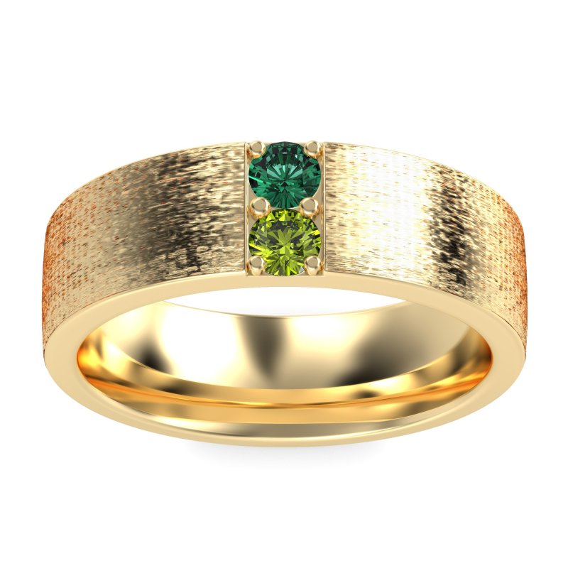 7mm Men's Brushstroke Band