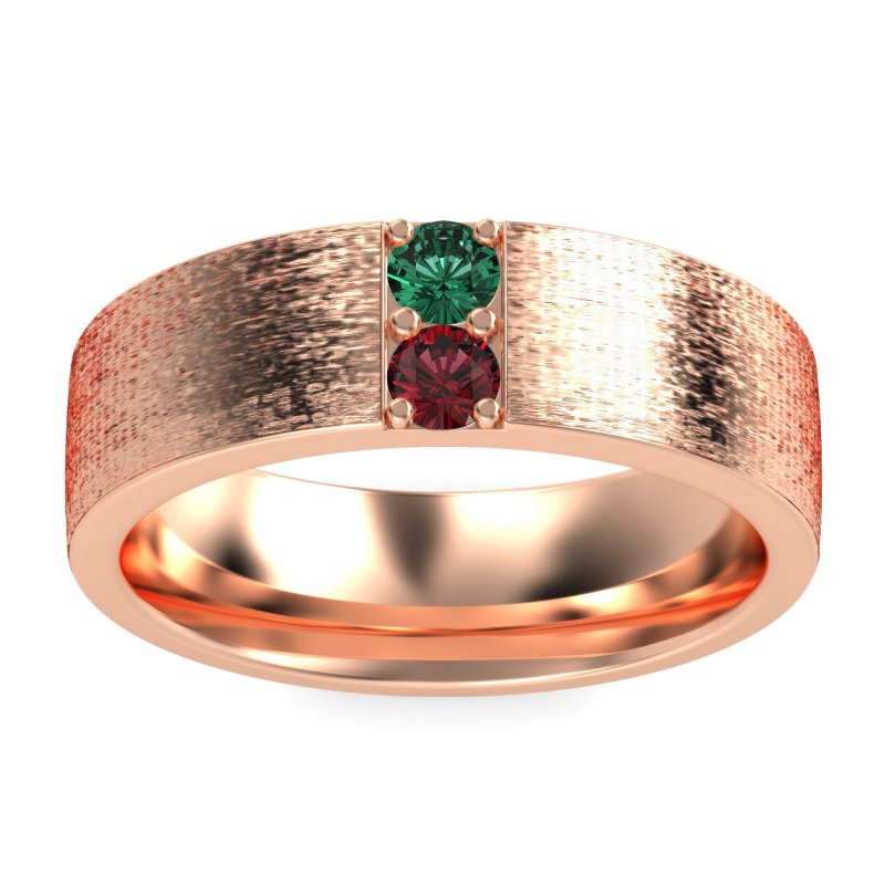 7mm Men's Brushstroke Band