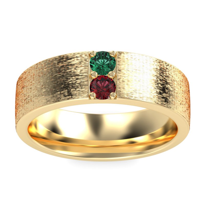 7mm Men's Brushstroke Band