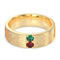 7mm Men's Brushstroke Band