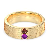 7mm Men's Brushstroke Band