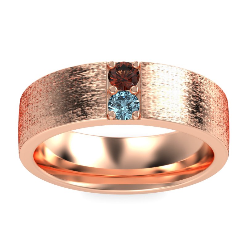 7mm Men's Brushstroke Band