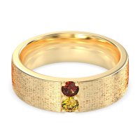 7mm Men's Brushstroke Band