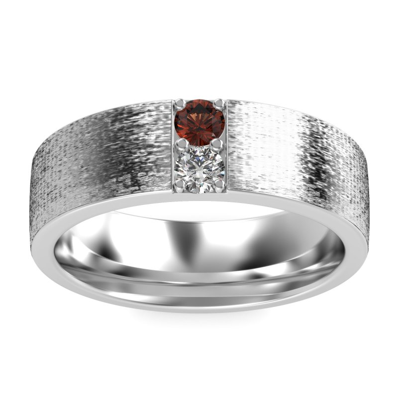 7mm Men's Brushstroke Band