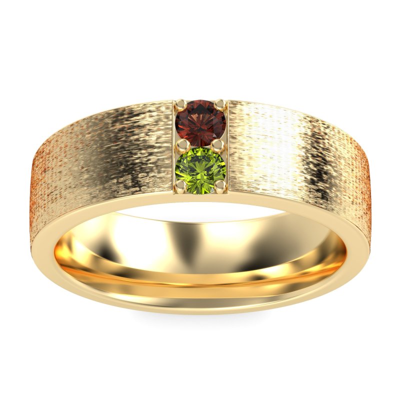 7mm Men's Brushstroke Band