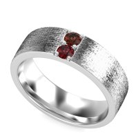 7mm Men's Brushstroke Band