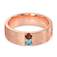 7mm Men's Brushstroke Band