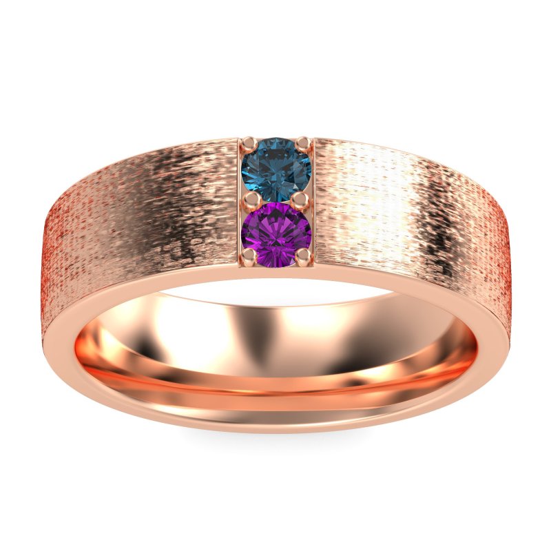 7mm Men's Brushstroke Band