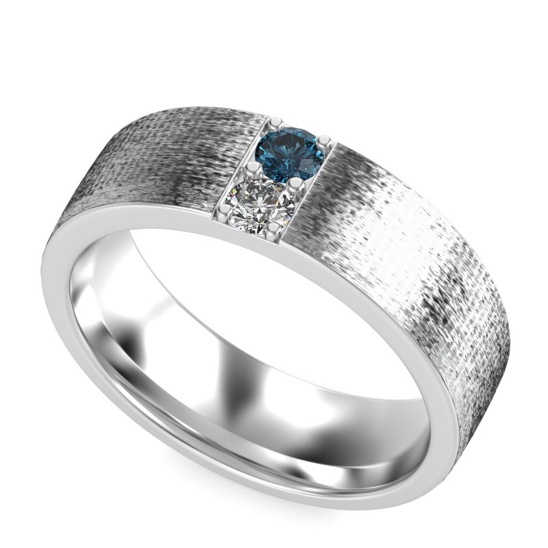 7mm Men's Brushstroke Band