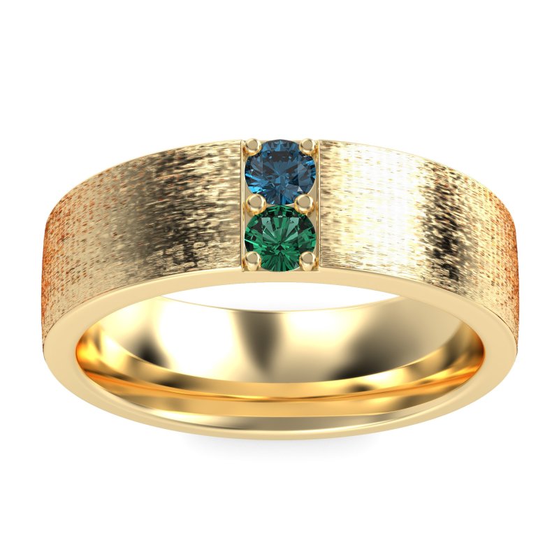 7mm Men's Brushstroke Band