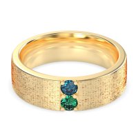 7mm Men's Brushstroke Band