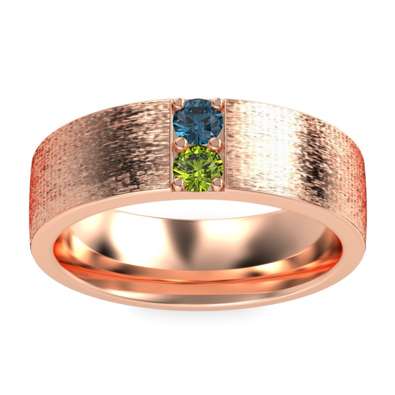 7mm Men's Brushstroke Band